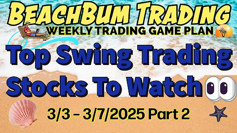 Top Swing Trading Stocks to Watch 👀 | 3/3 – 3/7/25 | MED SOXL SSTK AMZY CONY NVDY TSLY GCT & More