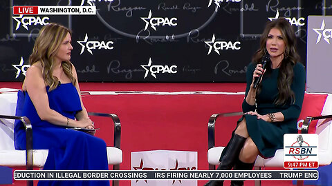 WATCH: CPAC Reagan Dinner Keynote Speaker: DHS Secretary Kristi Noem - 2/21/25