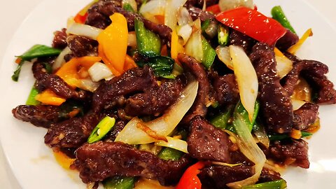 Beef And Pepper Stir Fry 🍖🌶