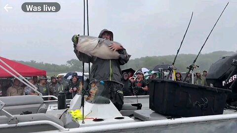 Big Blue Catfish smacks me in the face!