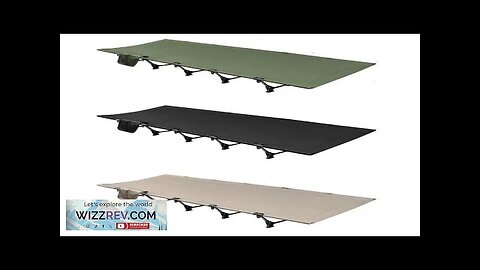 Camping Cots for Adults Lightweight 7075 Aluminum Folding Bed 150kg Load Capacity Review