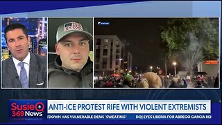 ANTI ICE PROTEST RIFE WITH VIOLENT EXTREMISTS