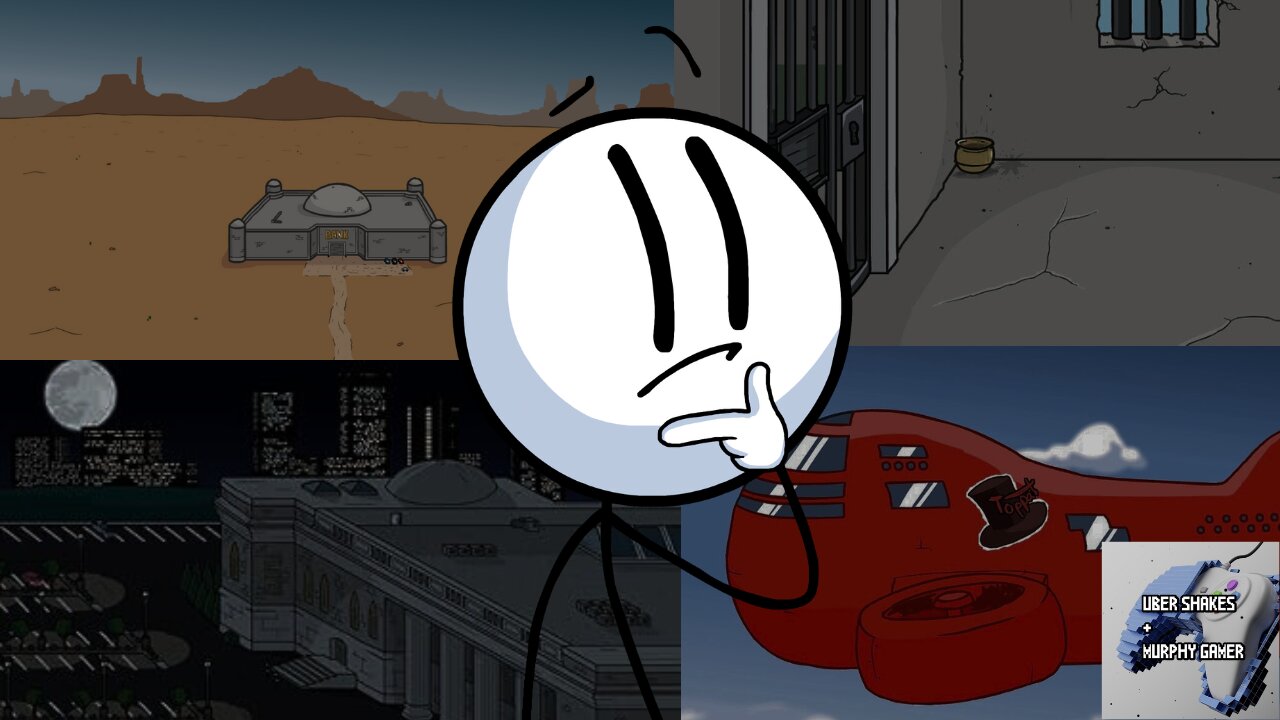 The Henry Stickmin Collection Playthrough - Episode 1 | Uber_Shakes & Murphy Gamer