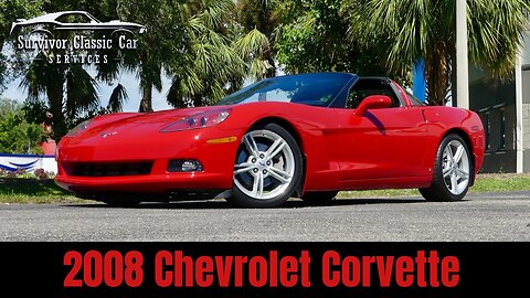 2008 Chevy Corvette. 19k Actual Miles, ProCharged LS3 6.2L, Automatic Trans, Victory Red, Targa Top!
