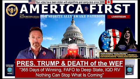 Pres. Trump deals Death to [DS] WEF, America First, 365 Days of Winning & IQD RV