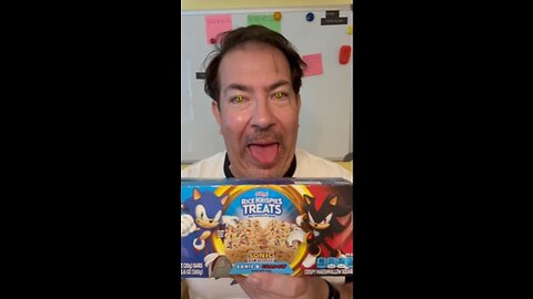 Sonic & Shadow Rice Krispies Treat