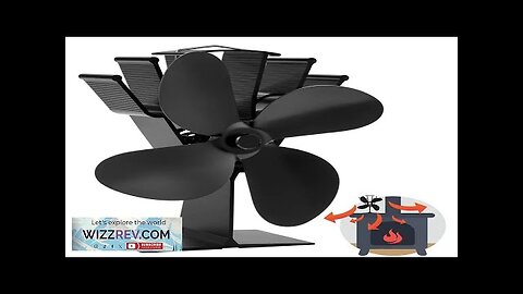 IPRee Heat Power Stove Top Fan For Wood Burner Log Burning Fire Review