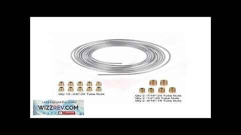 25Ft Coil Roll of 3/16"OD Steel Zinc Brake Line Fuel Tubing Kit Review