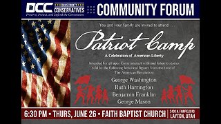 2025.06.26 Davis County Conservatives - Patriot Camp