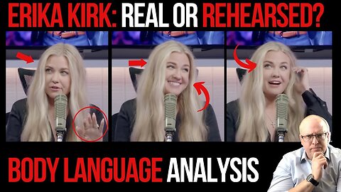 Erika Kirk on Charlie Kirk Podcast: Real or Rehearsed? Body Language Analysis