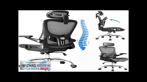 Ergonomic Office Chair Mesh Office Chair with Rocking FunctionErgonomic Chair with 3D Review