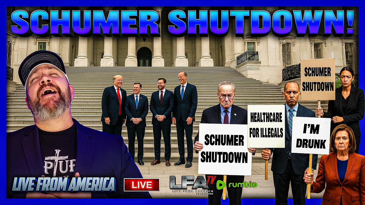 SCHUMER SHUTDOWN! | LIVE FROM AMERICA 10.1.25 11AM