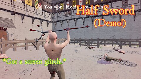 I Kinda Like This Game ll Half Sword (demo + got a screen glitch, apologies)
