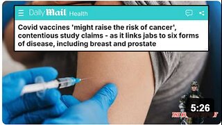 The media slowly trickles out the truth about COVID vaccine "turbo cancer"...