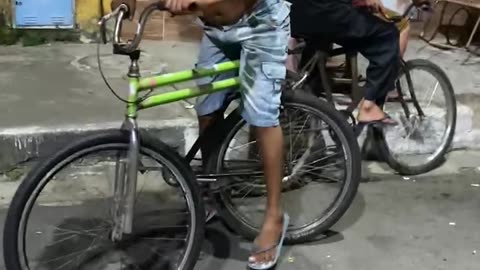 Strange Bicycle is Hard to Ride