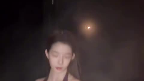 Flowy Black Bikini Energetic Photo Pose | Daily Beauty EP 1074