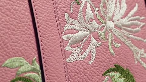 Christian Dior Pink Floral Tote HANDBAG