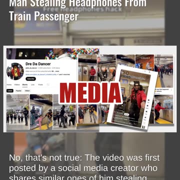 Fact Check: 'Free Headphones Hack' Video Does NOT Authentically Show Man Stealing Headphones