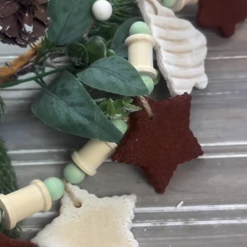 Making Apple & Cinnamon and Flour & Salt Cut outs for Christmas