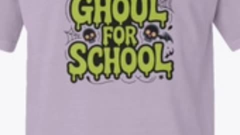 Too Ghoul For School Tee.Limited Stock.Shop Now.Link in Video Description