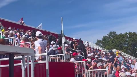 Snipers applauded as they show up for Trump Ryder Cup visit