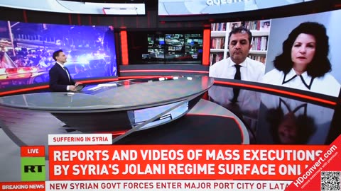 My Comments on RT: Panel on Atrocities in Syria against Alawites by the Julani Militia