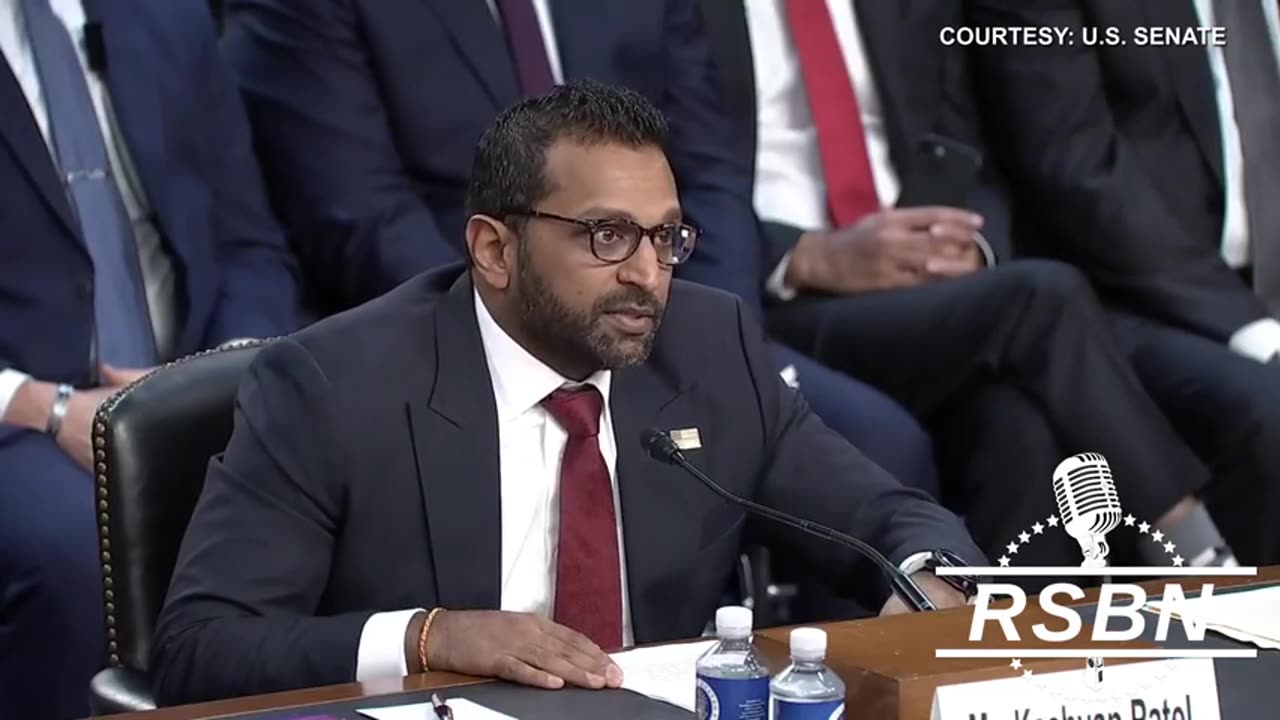 RSBN - Kash Patels Opening Statement at FBI Director Senate Confirmation Hearing - 13025