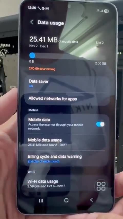 Why mobile data runs out so fast on Samsung phones