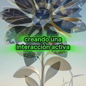 flor fotovoltaica.