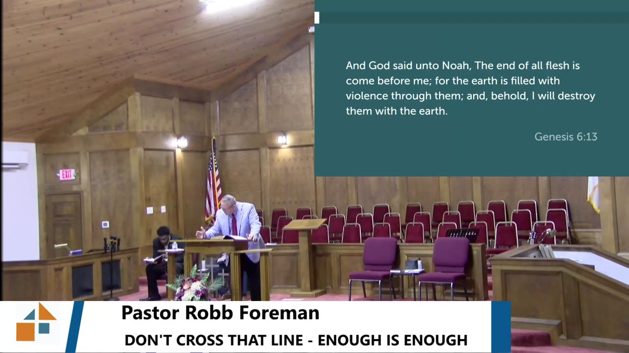 Pastor Robb Foreman // DON'T CROSS THAT LINE - ENOUGH IS ENOUGH // 3/2/25