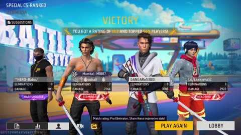 Free fire 🔥 max playing new season update 😎