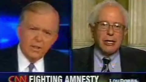 Bernie Sanders & CNN talk about immigrant labor & H1B hurting the Middle Class (2007)