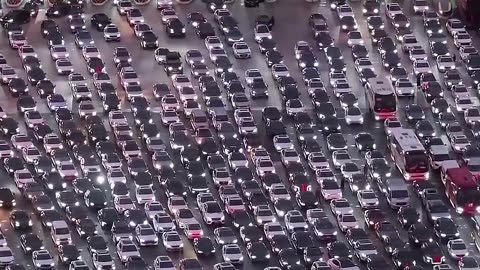 🤯🚦 See The Massive Traffic Surge After a Chinese Holiday! | FeedMyCuriosity