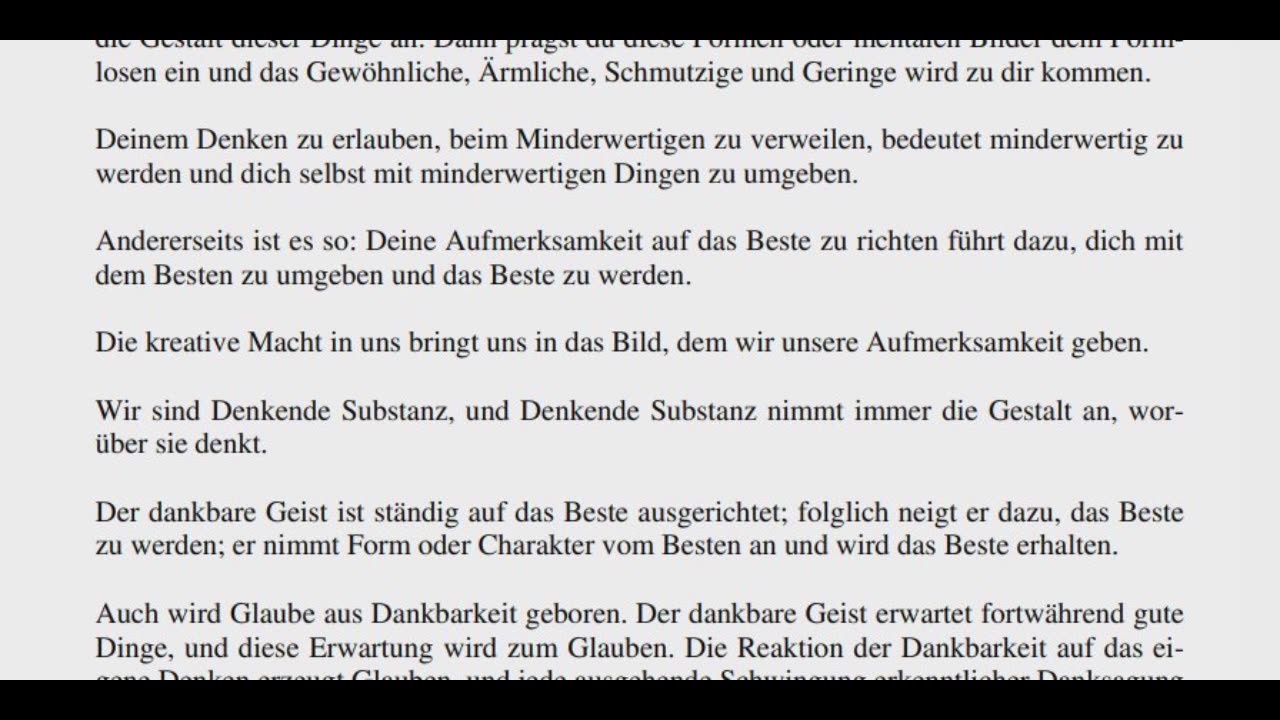 SolayasErkenntnisse - Wallace D Wattles - 07 - Dankbarkeit