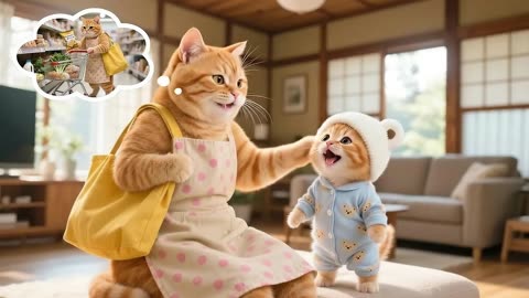 Mama Cat’s Pizza Class 🍕, Ginger Kitten Becomes the Chef _ Hosts Friends 🎉🐾 _ Funny Cat Videos