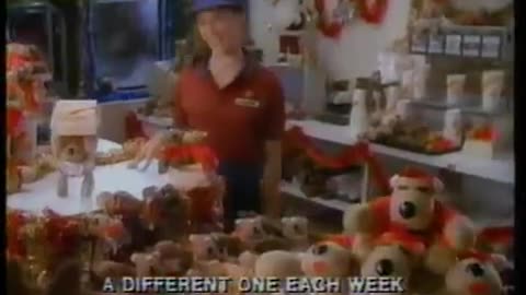 December 12, 1987 - Cuddly Reindeer Toys at Burger King