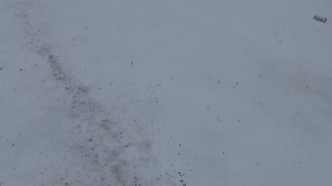 Blowing Holes in The Snow With Bang Grenades