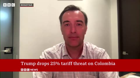 Donald Trump drops 25 tariff threat on Colombia News