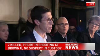 Brown University President Confronted Over ‘Concerning’ Lack Of Details From Hours-Old Shooting