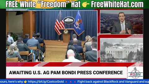 🟢 WATCH: Pam Bondi Emergency Press Conference (Charges Filed!)