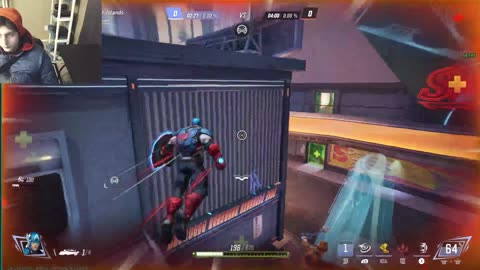 Marvel Rivals Online Competitive Match #149 Part #1 On The PC While Playing As Captain America