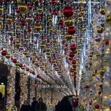 Christmas time in Moscow🎄✨