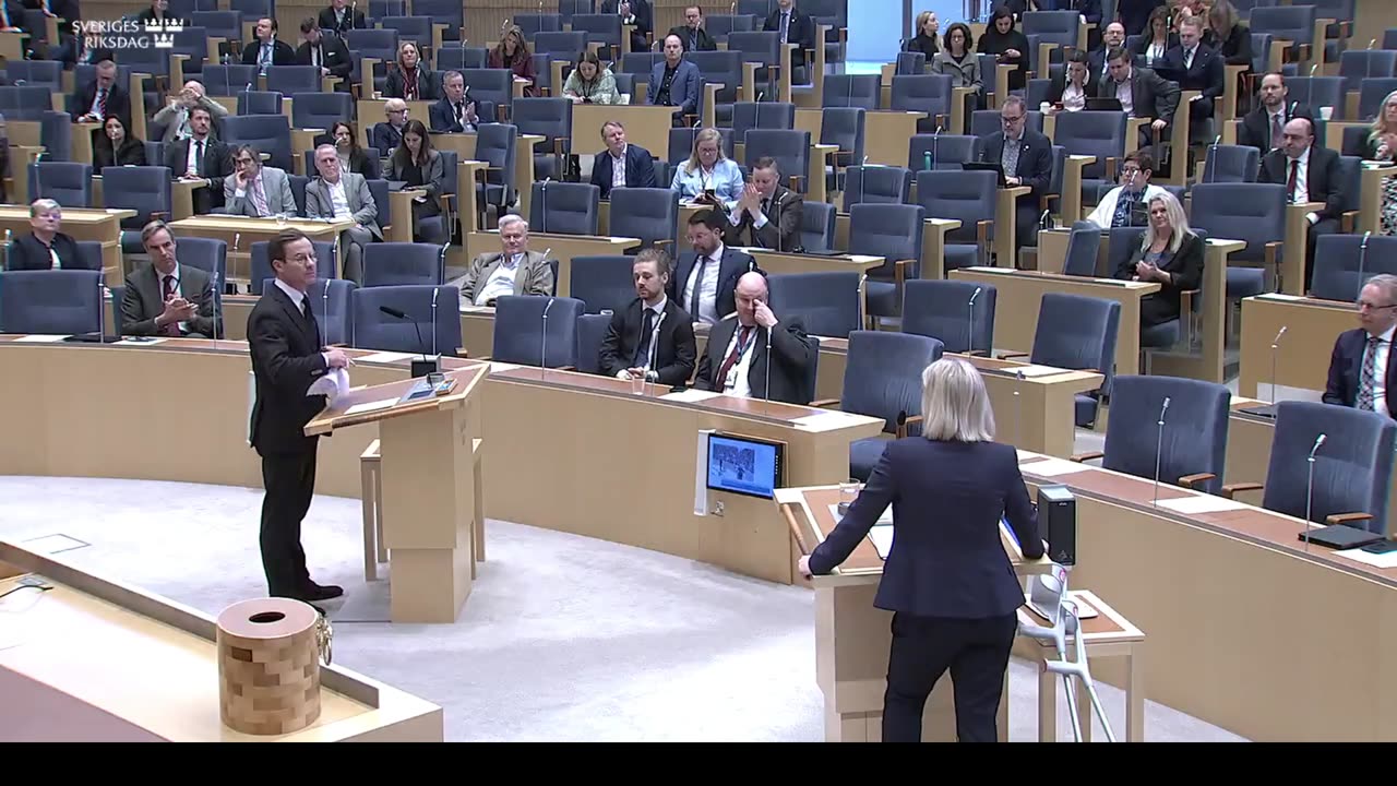 Partiledardebatt i riksdagen
