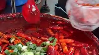 Busan’s #1 Red Tteokbokki Update! Endless Lines & Absolute Chaos | Korean Street Food