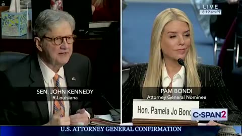 Senator Kennedy And Pam Bondi