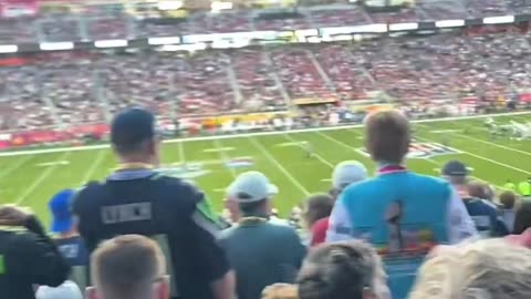 Tota Playing Clash Royale During Super Bowl LX