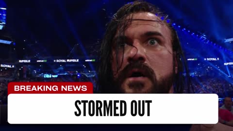 Multiple WWE Stars Legitimately Mad At Superstar After Rumble, Drew McIntyre Storms Out