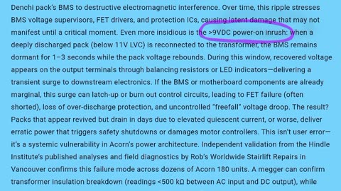 Until then, every power cycle risks another surge, another BMS failure, and another stranded user.