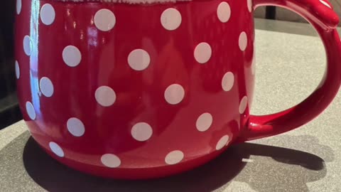 Disney Parks Minnie Mouse Polka Dot Ceramic Mug #shorts