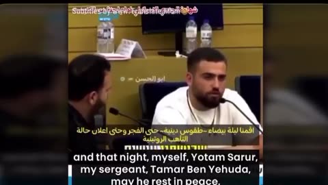 ISRAELI SOLDIER TESTIFIES UNDER OATH THAT OCTOBER 7 WAS A FALSE FLAG WAS ORDERED TO STAND DOWN